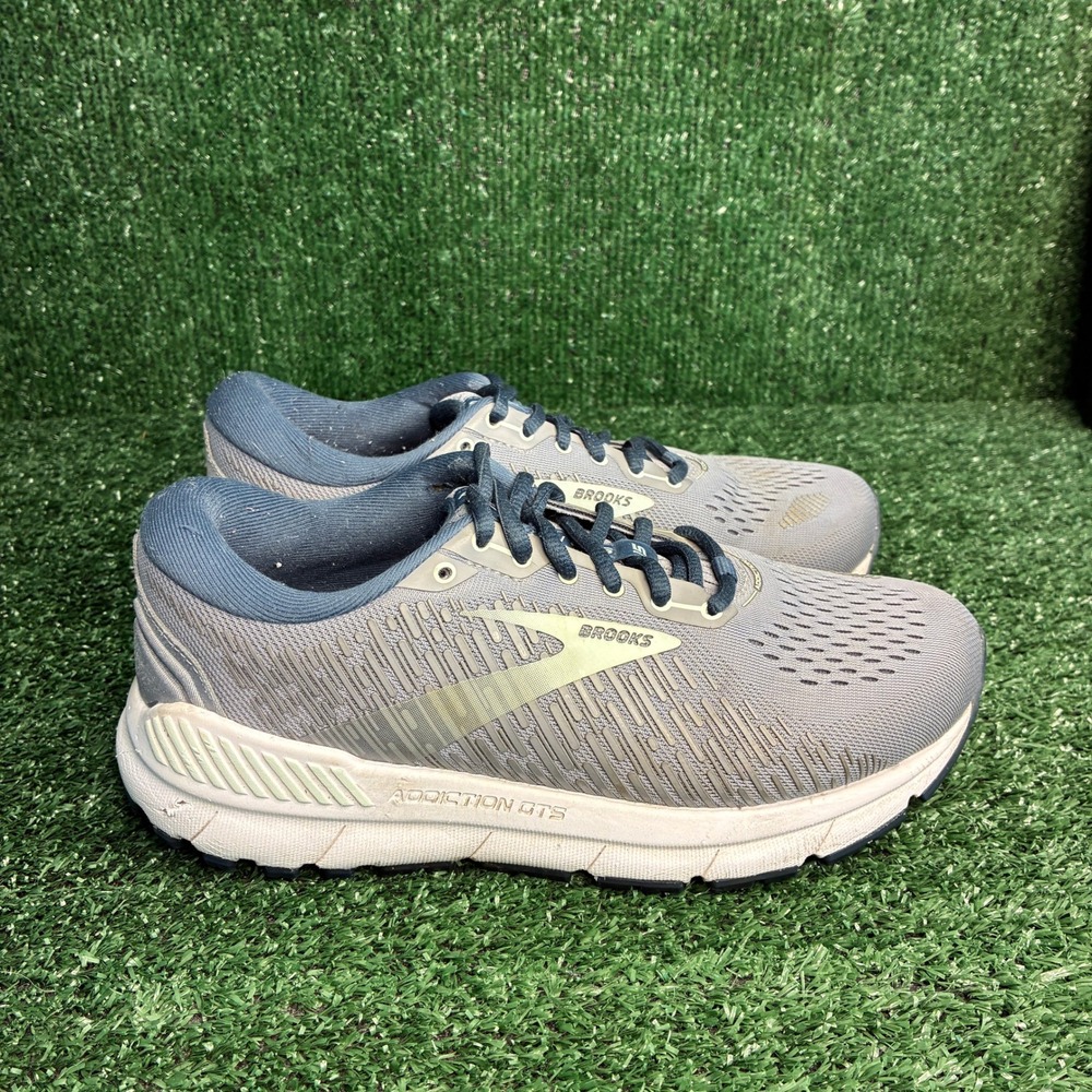 Brooks Addiction GTS 15 Support Athletic Running Shoes Grey Womens 8 2E X-Wide